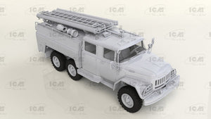 ICM 35902 Chernobyl#2. Fire Fighters (AC-40-137A firetruck &amp;amp; 4 figures &amp;amp; diorama base with background) 1/35 – imagen 2