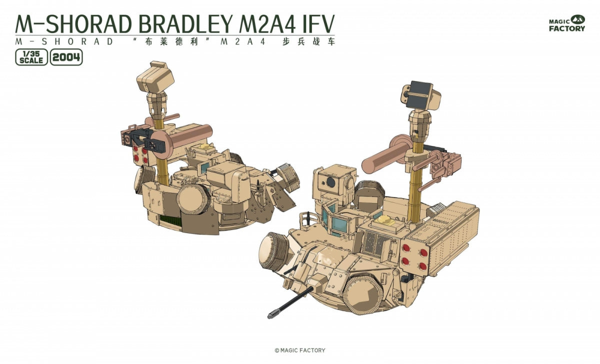 Magic Factory 2004 M-SHORAD Bradley M2A4 IFV 3-en-1 1/35 – image 14