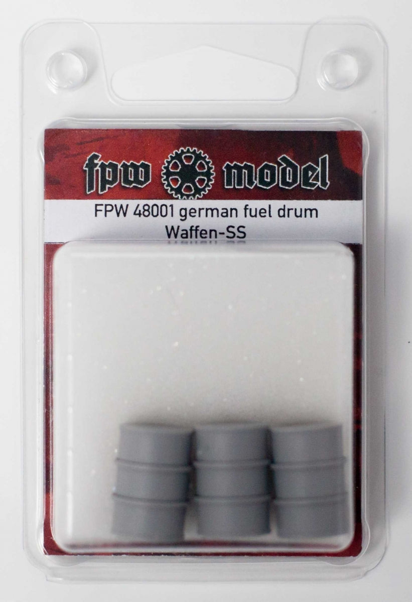 FPW Model 48001 Niemieckie beczki paliwowe Waffen SS (3 szt.) 1/48 – Bild 2