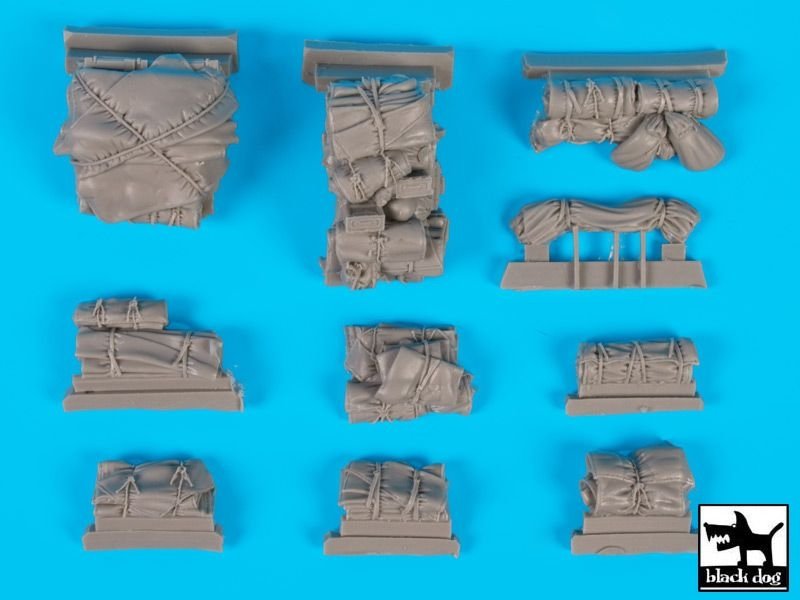 Black Dog T35143 Tentage+bedrols N 1/35 – immagine 6