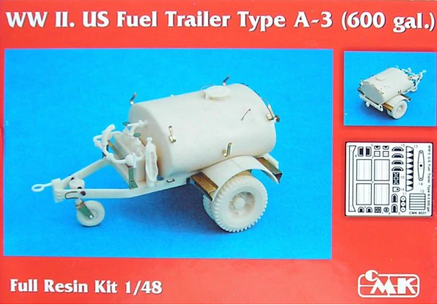 CMK 8031 WW II. US Fuel Trailer Type A-3 (600 gal.) "Full resin kit" 1/48