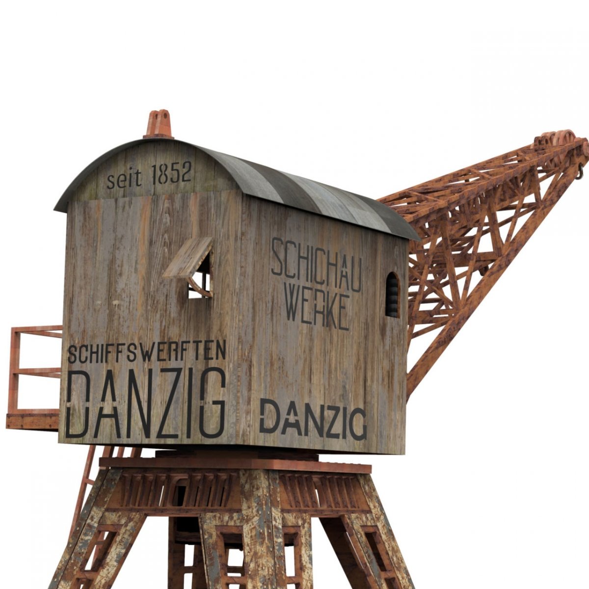 RT-Diorama 35311 Grue portuaire 1/35, échelle 1/12 – image 10