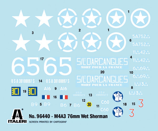 Italeri 96440 M4A3 76mm WET SHERMAN 1/35 – zdjęcie 3