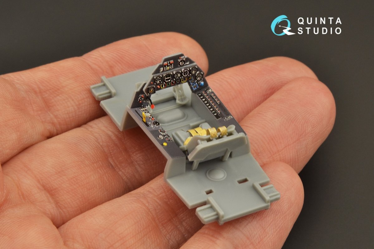 Quinta Studio QD48268 Ta 152C 3D-Printed &amp;amp; coloured Interior on decal paper (Hobby Boss) 1/48 – imagen 10