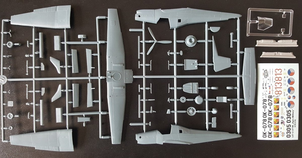 Kovozavody Prostejov KPM0146 Z-37TM Turbo Military 1/72 – zdjęcie 3