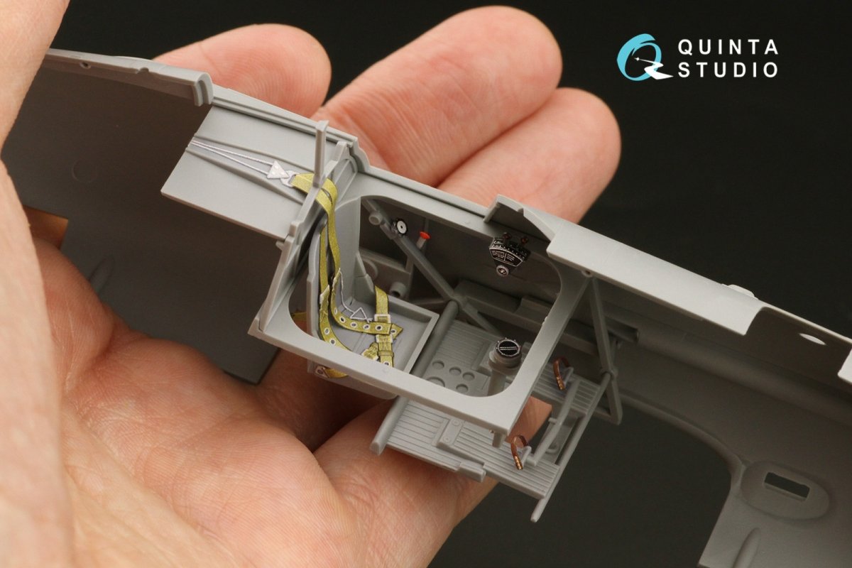 Quinta Studio QD32135 Gloster Gladiator Mk II 3D-Printed &amp;amp; coloured Interior on decal paper (ICM) 1/32 – imagen 4