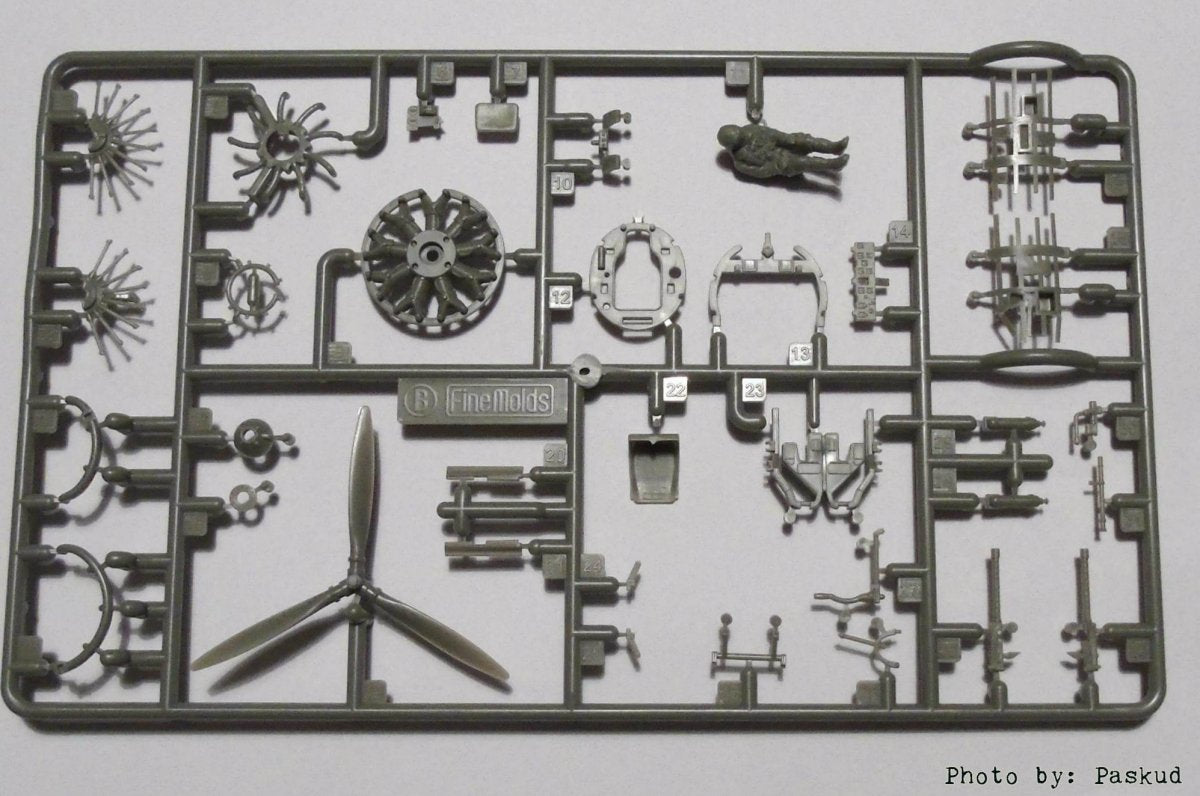 Fine Molds FB21 IJN A5M4 Type 96 Claude 1/48 – immagine 12