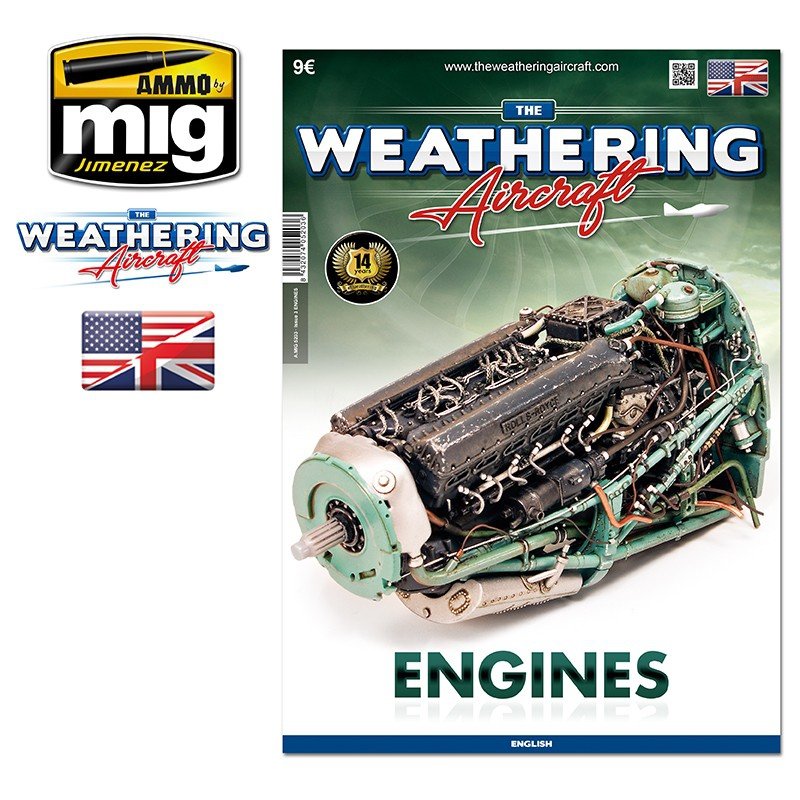 AMMO of Mig Jimenez 5203 TWA ISSUE 3 ENGINES (ENGLISH)