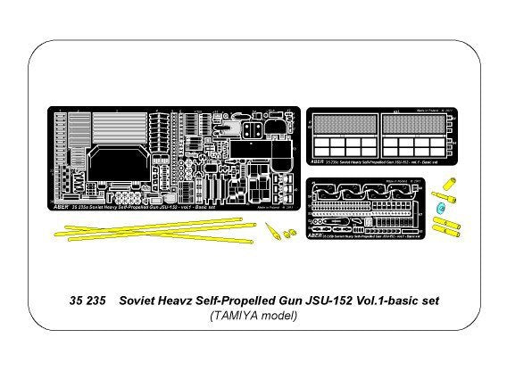 Aber 35235 Soviet heavy self-propelled gun JSU-152 - vol.1 - basic set 1/35 – immagine 8
