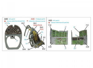 Quinta Studio QD72043 Spitfire Mk.VIII 3D-Printed &amp;amp; coloured Interior on decal paper (Eduard) 1/72 – Bild 2