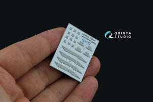 Quinta Studio QP48033 F/A-18A/B/C/D tail reinforcement plates (all kits) 1/48 – immagine 4