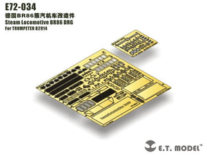 E.T. Model E72-034 Steam Locomotive BR86 DRG (For HOBBY BOSS 82914) 1/72 – Bild 5