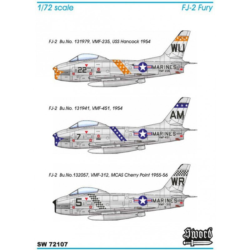 Sword 72107 FJ-2 Fury 1/72 – immagine 2
