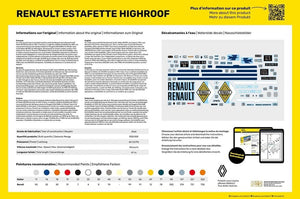 Heller 56740 Renault Estafette Highroof - Starter Kit 1/24 – immagine 5