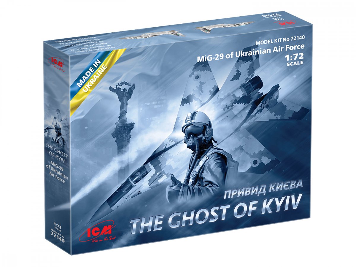 ICM 72140 THE GHOST OF KYIV, MIG-29 of Ukrainian Air Force 1/72 – Bild 2