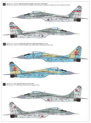 Great Wall Hobby L7212 MiG-29 Fulcrum-A 9-12 Late Type 1/72 – zdjęcie 4