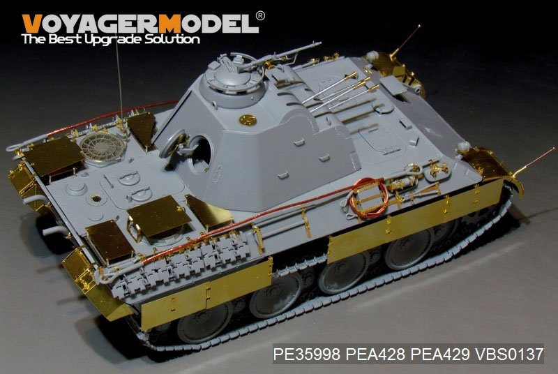 Voyager Model PE35998 WWII German FlaKPanzer V FlaKvierling 20mm MG 151/20 Basic For TAKOM 2105 1/35 – imagen 10