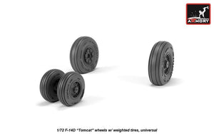 Armory Models AW72332 F-14D Tomcat late type wheels w/ weighted tires 1/72 – imagen 4