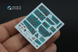 Quinta Studio QDS-48570 Mi-24A 3D-Printed &amp;amp; coloured Interior on decal paper (Trumpeter) (small version) 1/48 – imagen 4