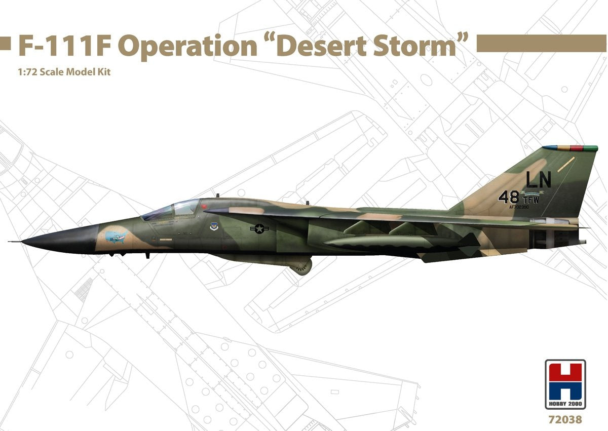 Hobby 2000 72038 General-Dynamics F-111F Opération « Tempête du désert » 1/72