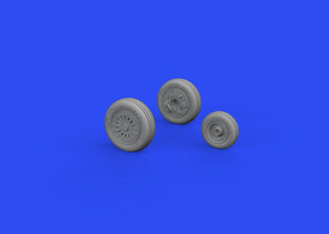 Eduard 648707 F-16 wheels early AMIYA 1/48 – immagine 2