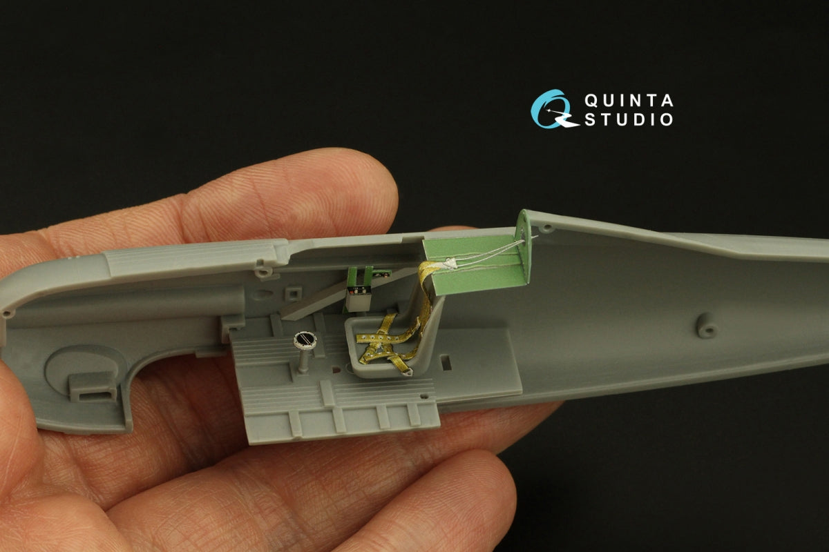 Quinta Studio QD48402 Gloster Gladiator MKII 3D-Printed &amp;amp; coloured Interior on decal paper (I Love Kit) 1/48 – imagen 10