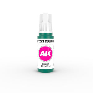 AK Interactive AK11273 COLD GREEN – COLOR PUNCH 17ml – immagine 2