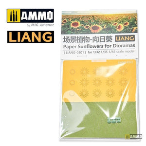 Liang 0101 Paper Sunflowers for Dioramas (laser+ 3D print parts) – imagen 6