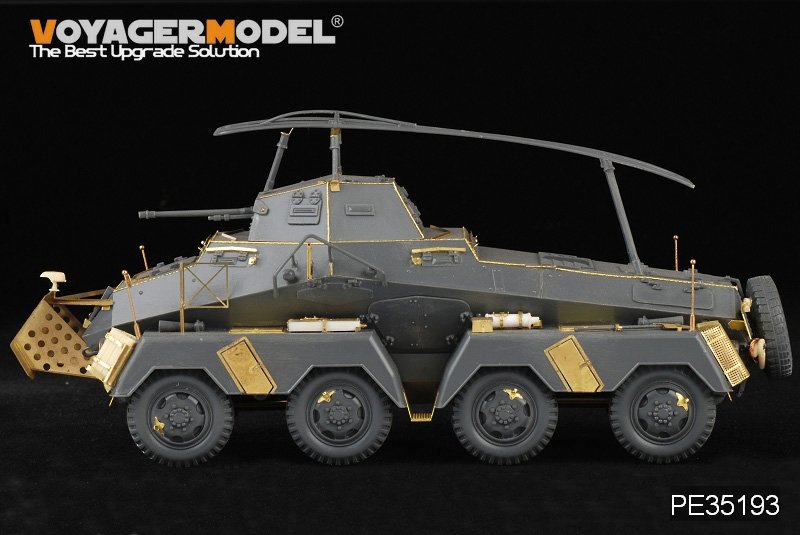 Voyager Model PE35193 WWII German Sd.Kfz.232 8 ROD early version for TAMIYA Kit 1/35 – imagen 8