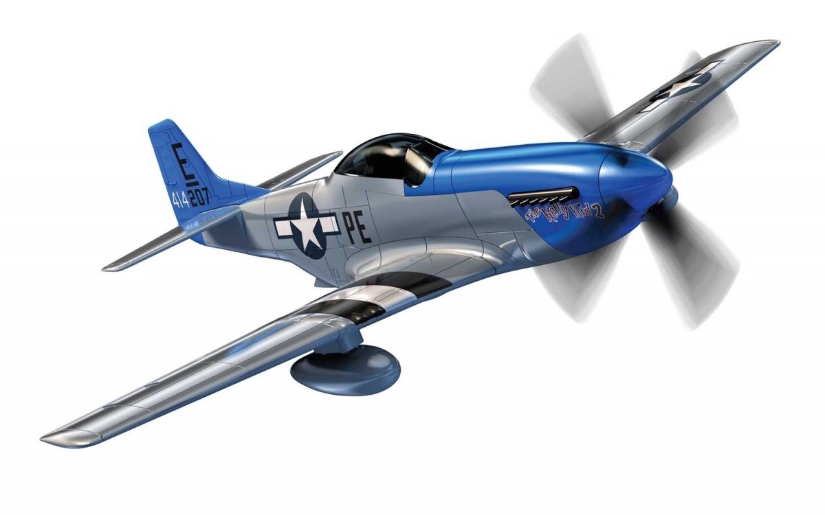 Airfix 6046 QUICKBUILD D-Day P-51D Mustang – zdjęcie 3