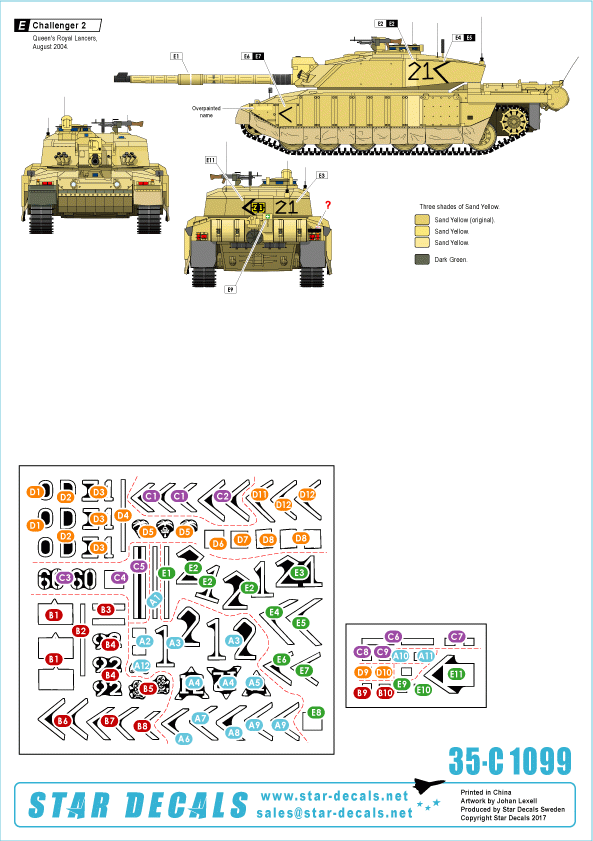 Star Decals 35-C1099 Op. Telic 4 1/35 – Bild 2