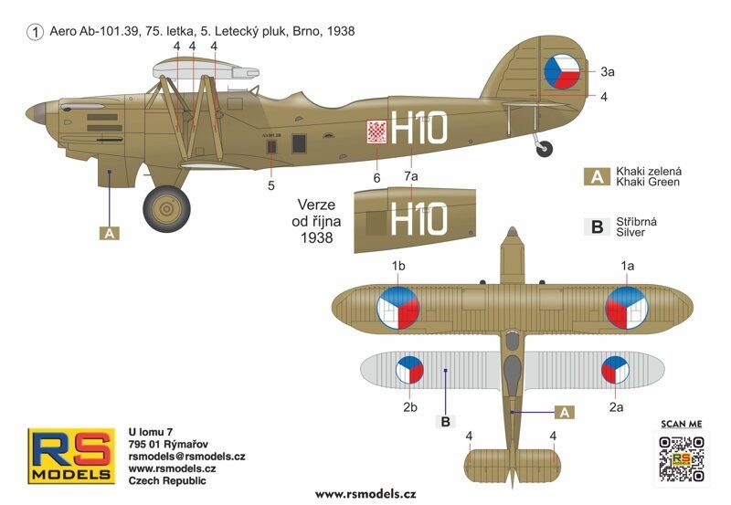 RS Models 94010 Aero Ab-101 1/72 – immagine 3