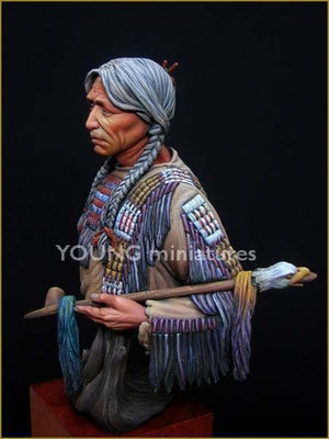 Figurine miniature Young Miniatures YH1818 Indien Sioux 1/10 – image 2