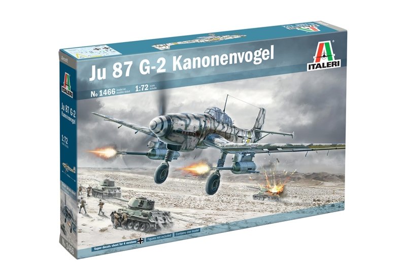 Italeri 1466 Ju 87 G-2 Kanonenvogel 1/72 – zdjęcie 2