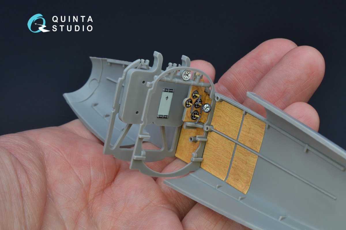 Quinta Studio QD32076 Albatros D.I 3D-Printed &amp;amp; coloured Interior on decal paper (for Roden kit) 1/32 – imagen 6