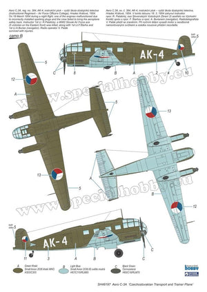 Special Hobby 48197 Aero C-3A &amp;#39;Czechoslovakian Transport and Trainer Plane&amp;#39; 1/48 – zdjęcie 4