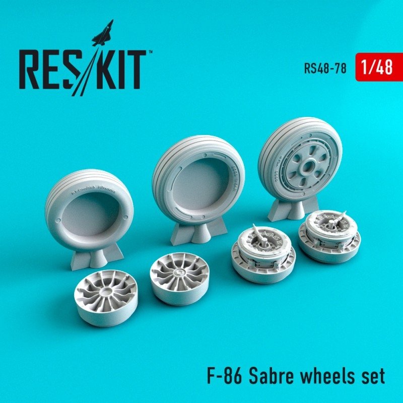 RESKIT RS48-0078 F-86 Saber wheels set 1/48