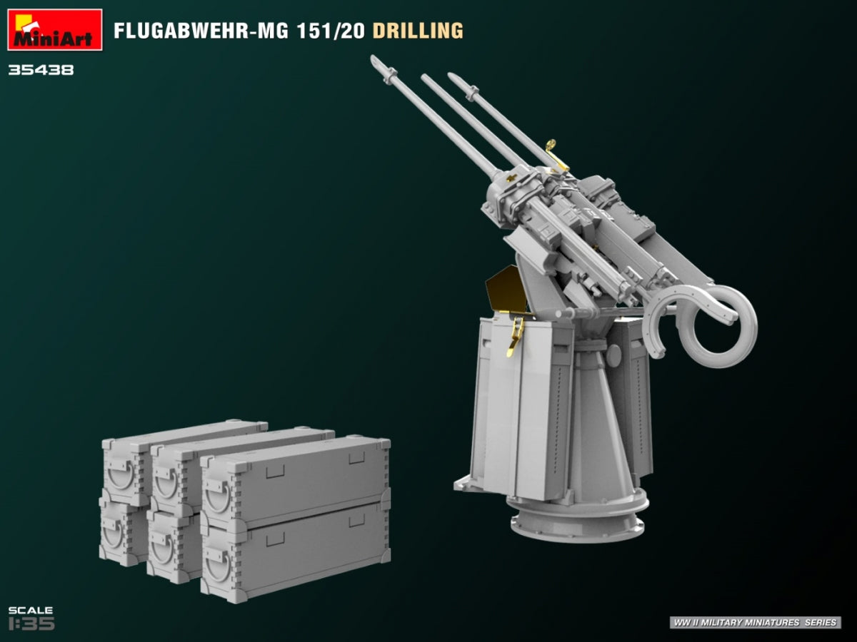 MiniArt 35438 FLUGABWEHR-MG 151/20 DRILLING 1/35 – imagen 7