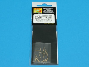 Aber 350L-34 Set of 16 pcs 102 mm QF Mk.V barrels for Royal Navy 1/350 – Bild 5