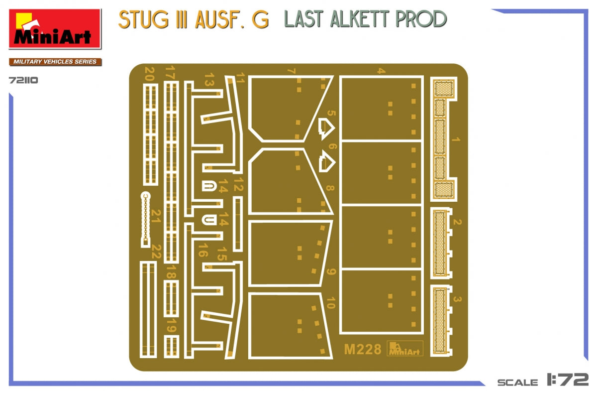 MiniArt 72110 StuG III Ausf. G Last Alkett Prod 1/72 – imagen 3