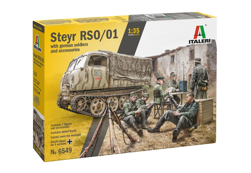 Italeri 6549 STEYR RSO/01 with GERMAN SOLDIERS 1/35 – imagen 2