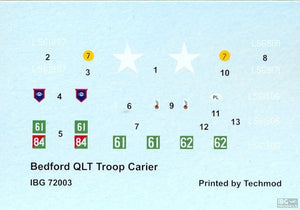 IBG 72003 Bedford QLT Troop Carrier 1/72 – imagen 5