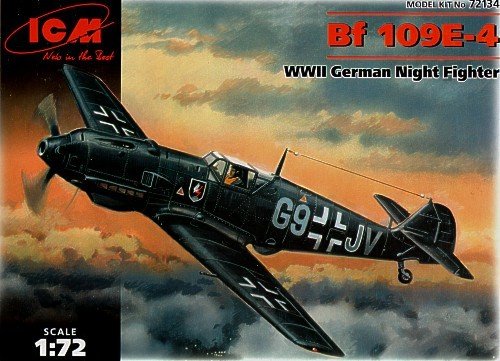 ICM 72134 Bf 109E-4 WWII German Night Fighter 1/72