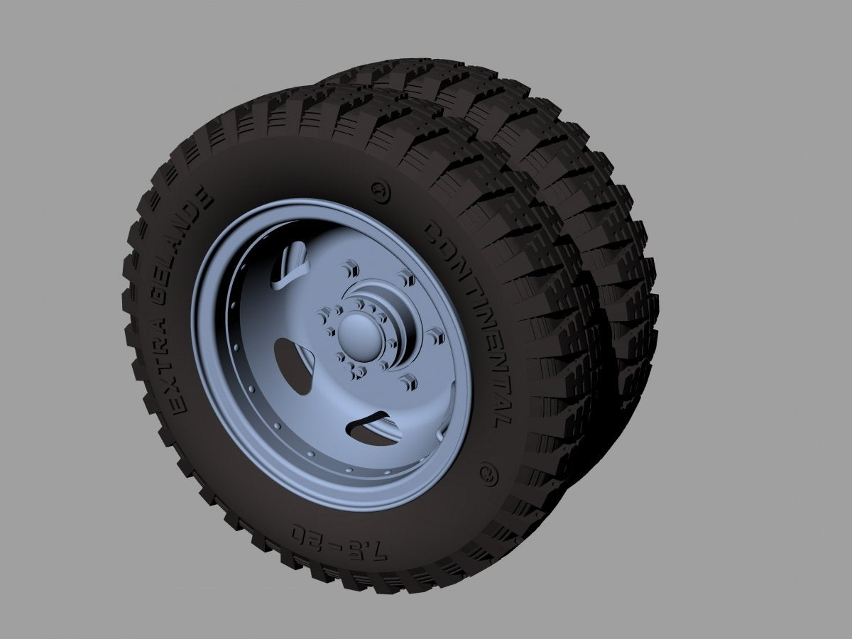 Panzer Art RE35-374 Opel Blitz road wheels early (gelande pattern) 1/35 – imagen 2