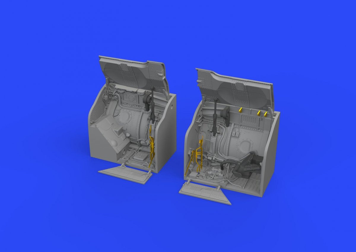 Eduard 648428 MiG-23ML main wheels bay EDUARD, TRUMPETER 1/48 – imagen 3