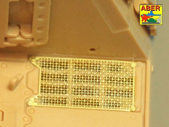 Aber 48A30 Grilles for Sd.Kfz.186 Jagdtiger 1/48 – Bild 2