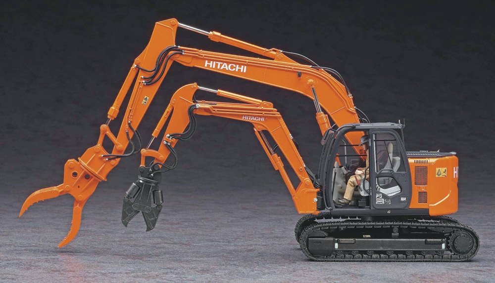 Hasegawa SW04 Hitachi Double Arm Working Machine Astaco Neo 1/35 – imagen 2