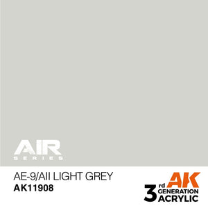 AK Interactive AK11908 AE-9/AII LIGHT GRAY – AIR 17ml