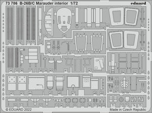 Intérieur du B-26B/C Marauder Eduard 73786 HOBBY 2000, HASEGAWA 1/72 – image 2