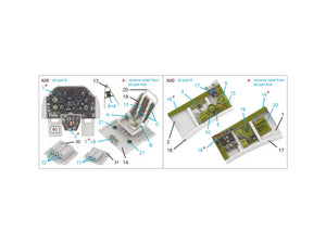 Quinta Studio QD48473 P-51A 3D-Printed coloured Interior on decal paper (Accurate Miniatures/Academy) 1/48 – zdjęcie 2